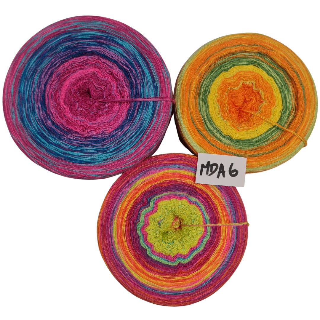 MODAL-Bobbel-Paket - (MD A 6 ) - ca. 1460g - 3 XXL Bobbel 4 fädig