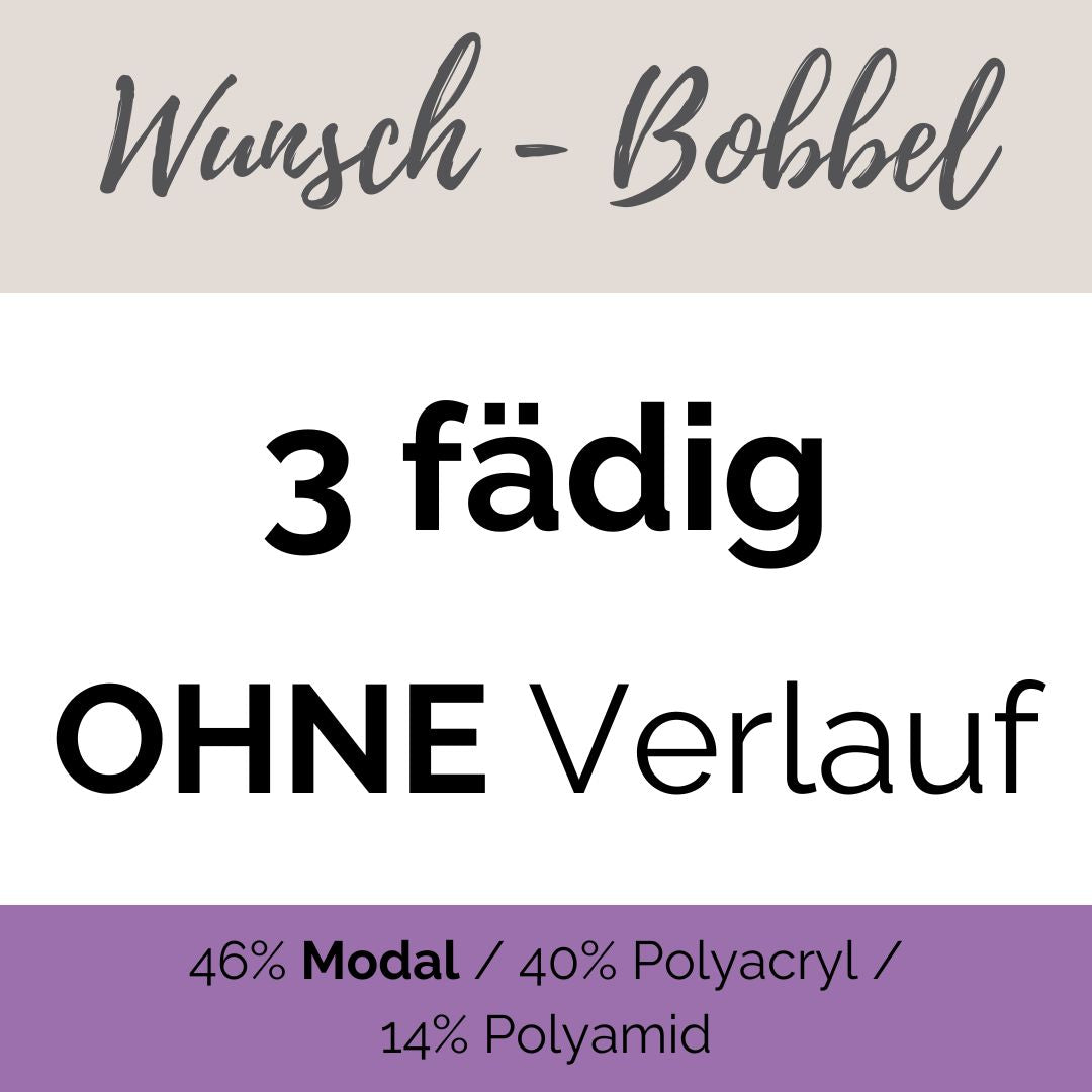 MODAL - WUNSCH - 3 fädig - OHNE Verlauf