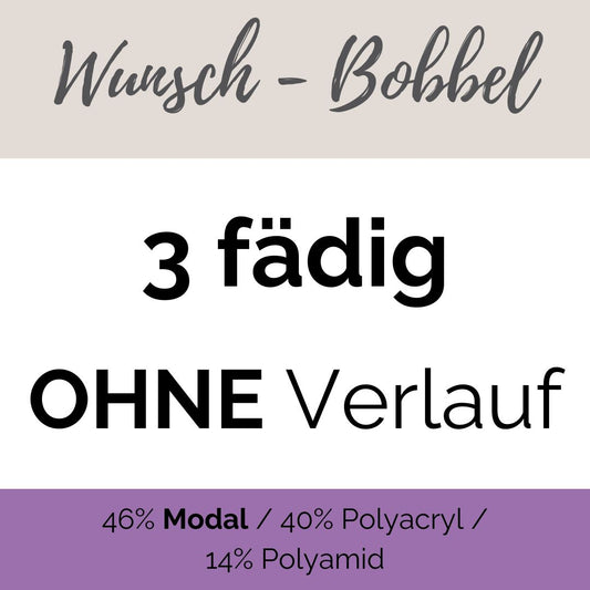 MODAL - WUNSCH - 3 fädig - OHNE Verlauf