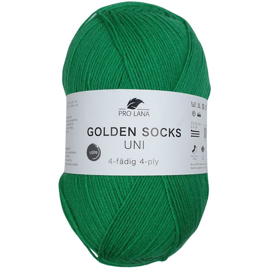 Pro Lana - Golden Socks UNI - 100g/420m (4fach) - 427 Grasgrün