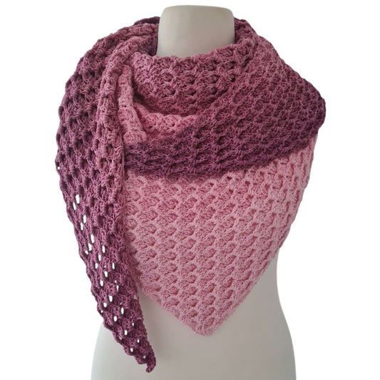 Häkelanleitung - Dreieckstuch "Cool Waves"