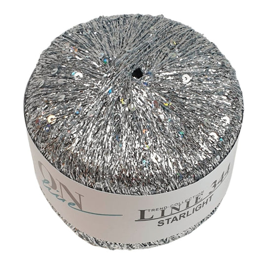 ONline-Paillettengarn - Linie 344 Starlight - 01 Silber