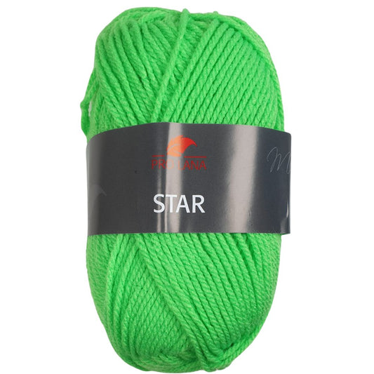 Pro Lana - STAR 50g/135m - 100% Polyacryl - 83 - Neon Grün