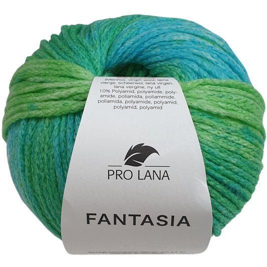 Pro Lana - FANTASIA - 50g/120m - Kettgarn mit Farbverlauf - 181 Apple Türkis