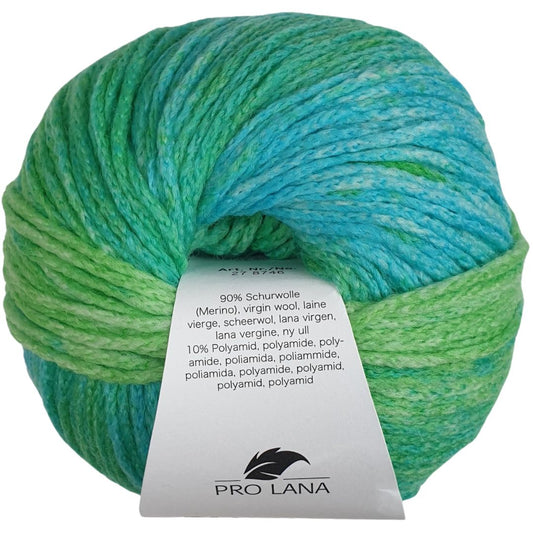 Pro Lana - FANTASIA - 50g/120m - Kettgarn mit Farbverlauf - 181 Apple Türkis