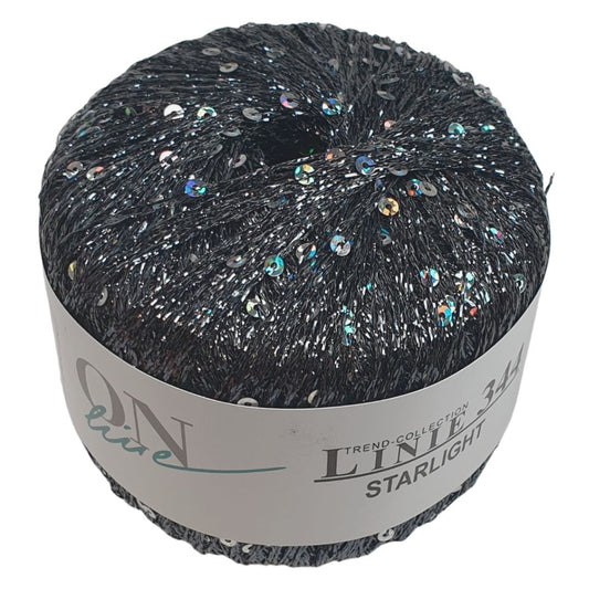 ONline-Paillettengarn - Linie 344 Starlight - 04 Anthrazit