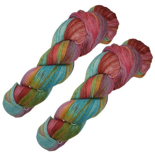 Knit Pro Symfonie - TERRA - Pink Blau Grün Gelb (VR2029)