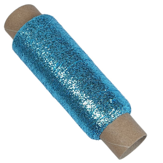 Glitzergarn - Eisblau - (BG12) - 1000m