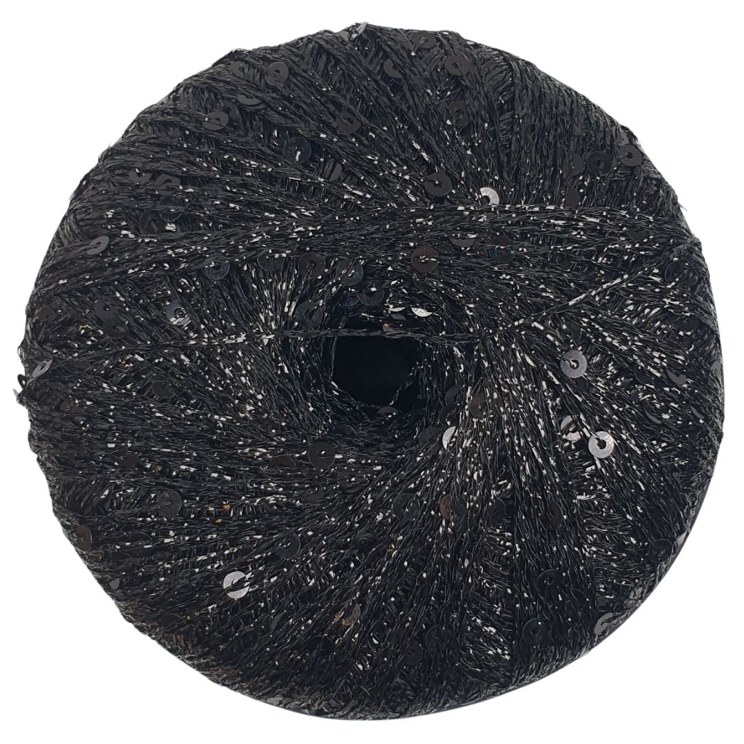 ONline-Paillettengarn - Linie 344 Starlight - 03 Schwarz