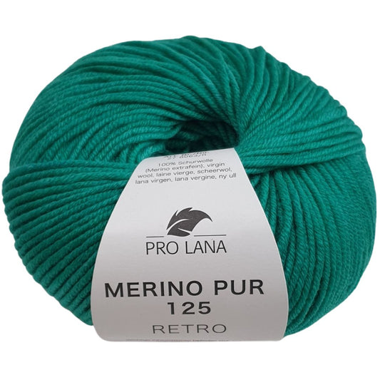 Pro Lana - Merino Pur 125 - RETRO - 50g/125m - 163 Türkis