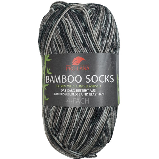 Pro Lana - BAMBOO Socks - 100g/400m (4fach) - 965 Grautöne