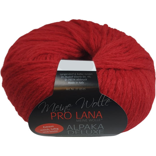 Pro Lana - Alpaka deluxe - 50g/150m - 30 knallrot