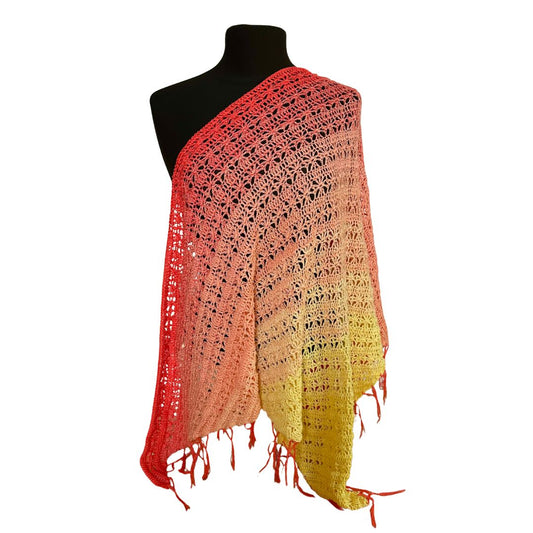 Häkelanleitung - Dreieckstuch "Ravi"