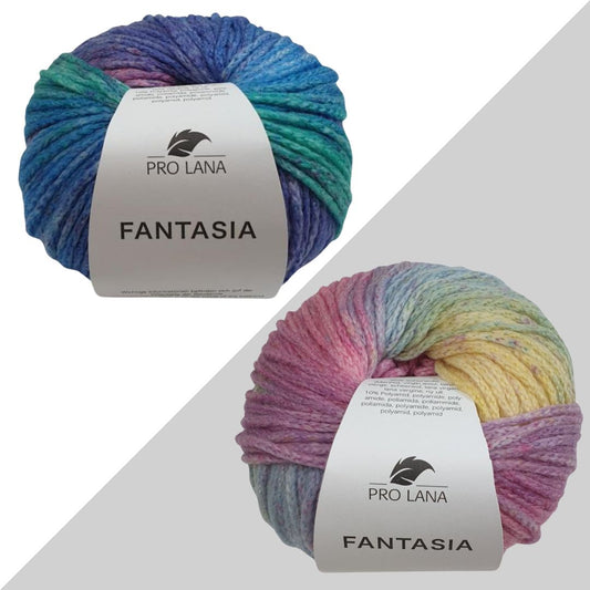 Pro Lana - FANTASIA - 50g/120m - Kettgarn mit Farbverlauf - 183 oder 184