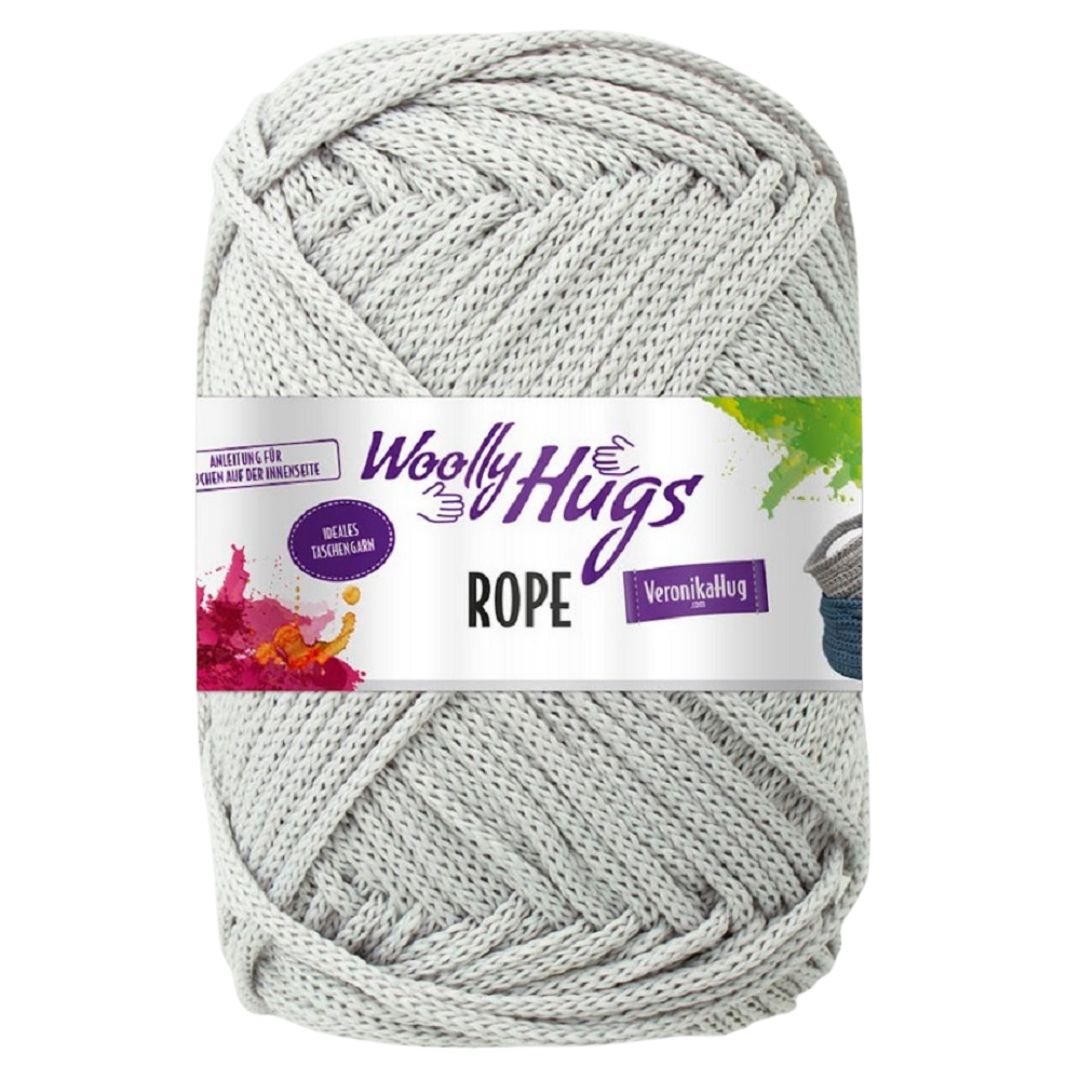 Woolly Hugs - ROPE 200g - 90 Hellgrau