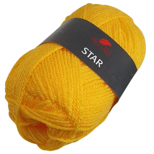Pro Lana - STAR 50g/135m - 100% Polyacryl - 22 - Gelb