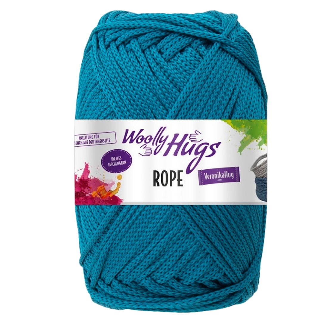 Woolly Hugs - ROPE 200g - 66 Petrol
