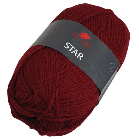Pro Lana - STAR 50g/135m - 100% Polyacryl - 32 - Dunkel Rot