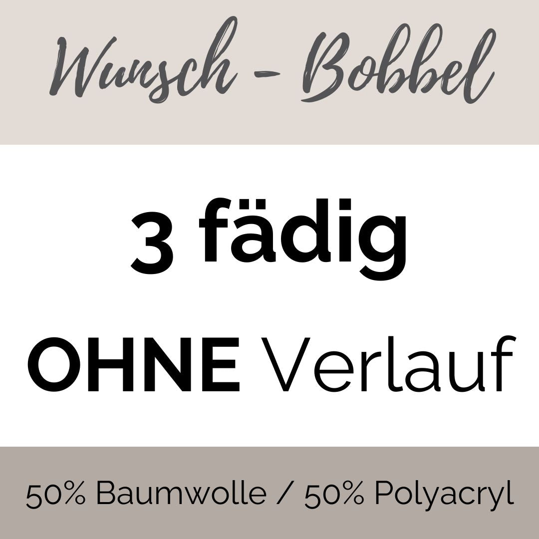WUNSCH - 3 fädig - OHNE Verlauf