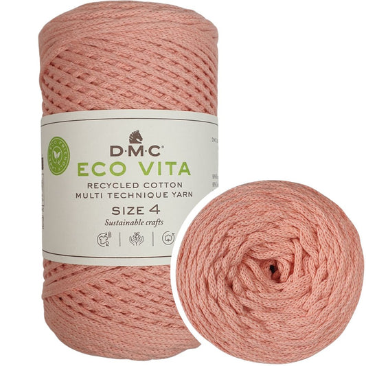 DMC Eco Nova Vita 4 (Einfarbig 250g) - 80% recycelte BW / 20% PES - 59 Languste