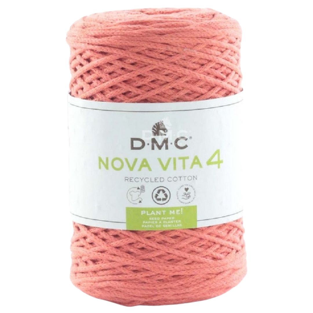 DMC Eco Nova Vita 4 (Einfarbig 250g) - 80% recycelte BW / 20% PES - Hummer