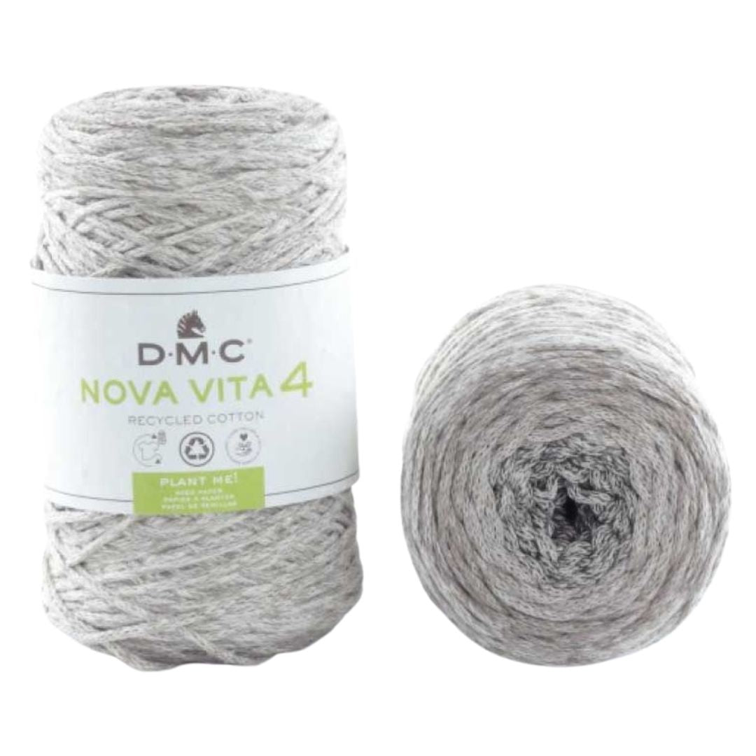 DMC Nova Vita 4 (Multicolor 250g) - 80% recycelte Baumwolle / 20% Polyester - 311 Brown-Beige