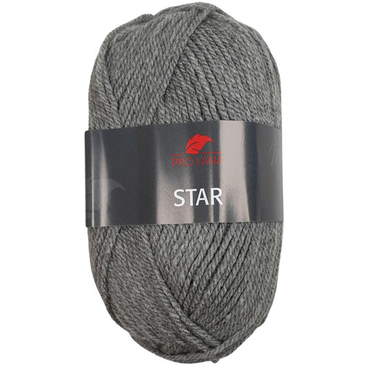 Pro Lana - STAR 50g/135m - 100% Polyacryl - 95 - Mittelgrau