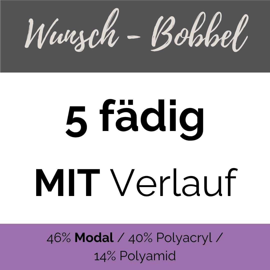MODAL - WUNSCH - 5 fädig - MIT Verlauf
