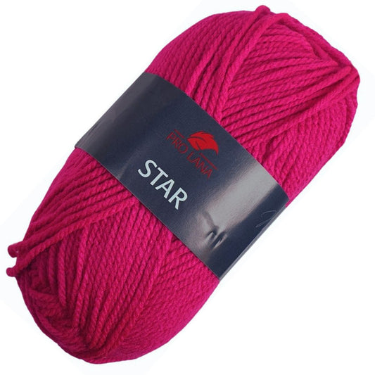 Pro Lana - STAR 50g/135m - 100% Polyacryl - 80 - Neon Pink
