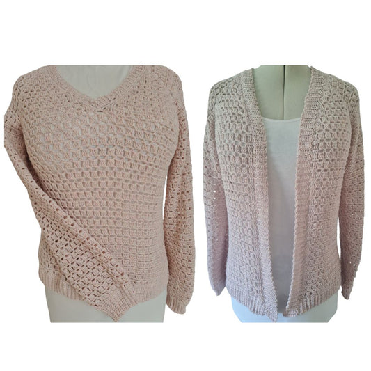 Häkelanleitung - Jacke / Pullover "Relax" (RVO) inkl. Video