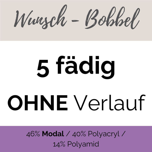 MODAL - WUNSCH - 5 fädig - OHNE Verlauf