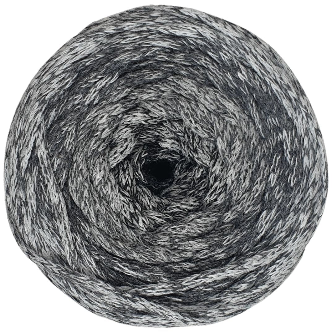 DMC Nova Vita 4 (Multicolor 250g) - 80% recycelte Baumwolle / 20% Polyester - 122 Grey Black
