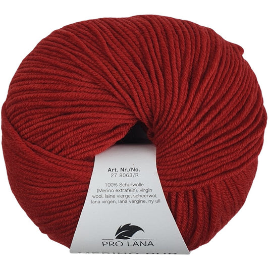 Pro Lana - Merino Pur 125 - RETRO - 50g/125m - 130 Rot
