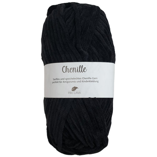 Pro Lana - CHENILLE 100g - 99 schwarz
