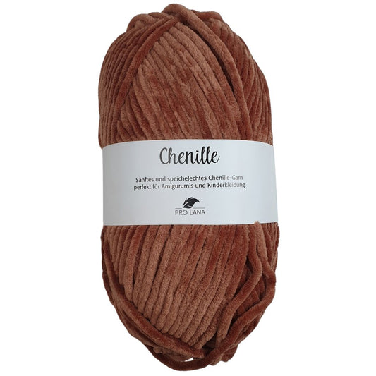 Pro Lana - CHENILLE 100g - 08 hellbraun