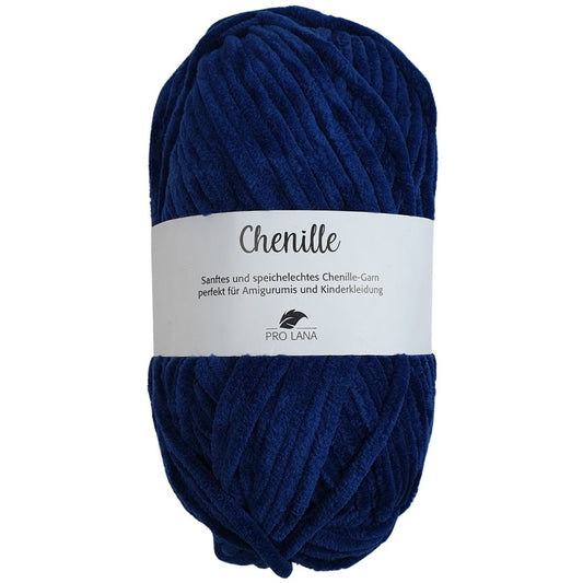 Pro Lana - CHENILLE 100g - 50 dunkelblau