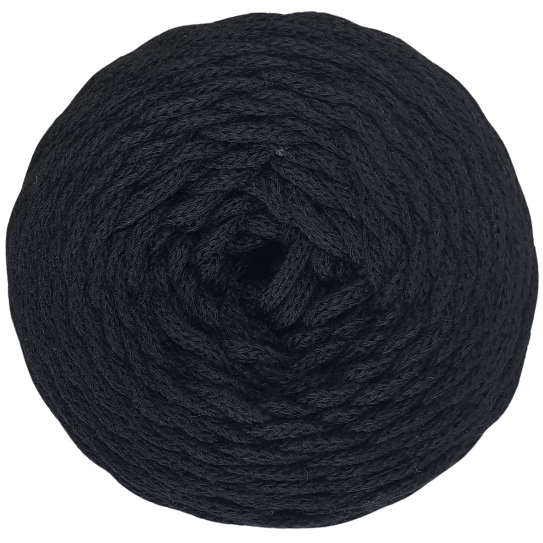 DMC Eco Nova Vita 4 (Einfarbig 250g) - 80% recycelte BW / 20% PES - 72 Schwarz