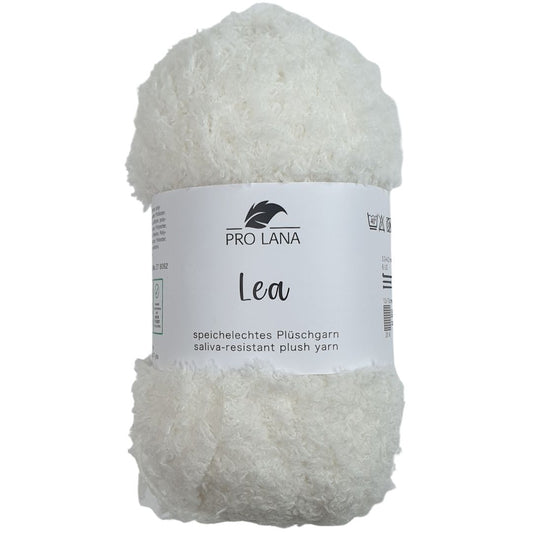 Pro Lana - LEA - 25g/90m - Plüschgarn (speichelecht) - 01 Weiß