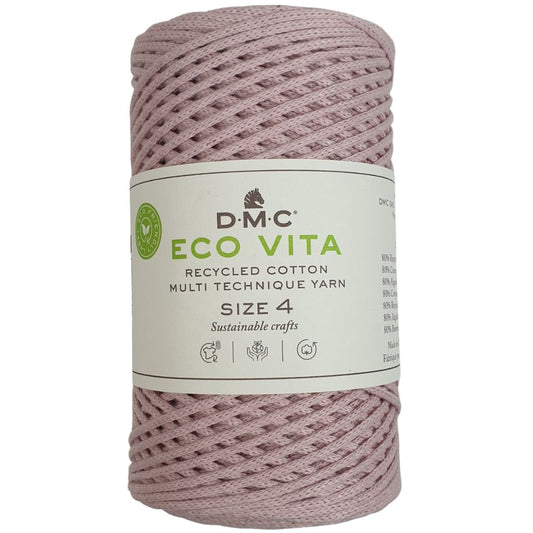 DMC Eco Nova Vita 4 (Einfarbig 250g) - 80% recycelte BW / 20% PES - 041 Puder