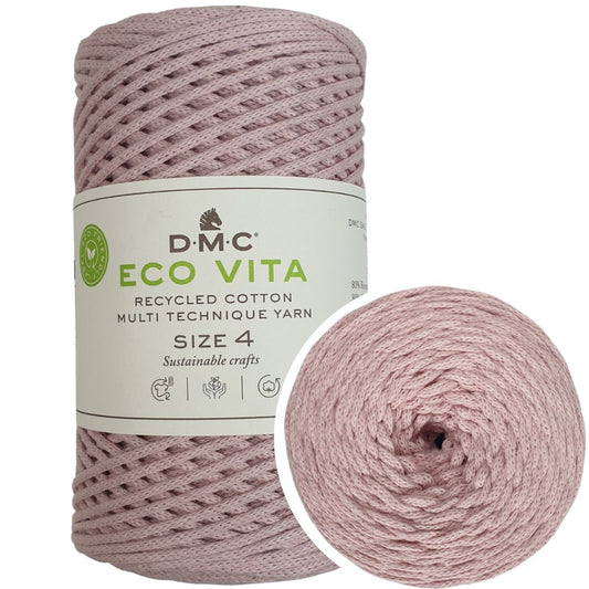 DMC Eco Nova Vita 4 (Einfarbig 250g) - 80% recycelte BW / 20% PES - 041 Puder