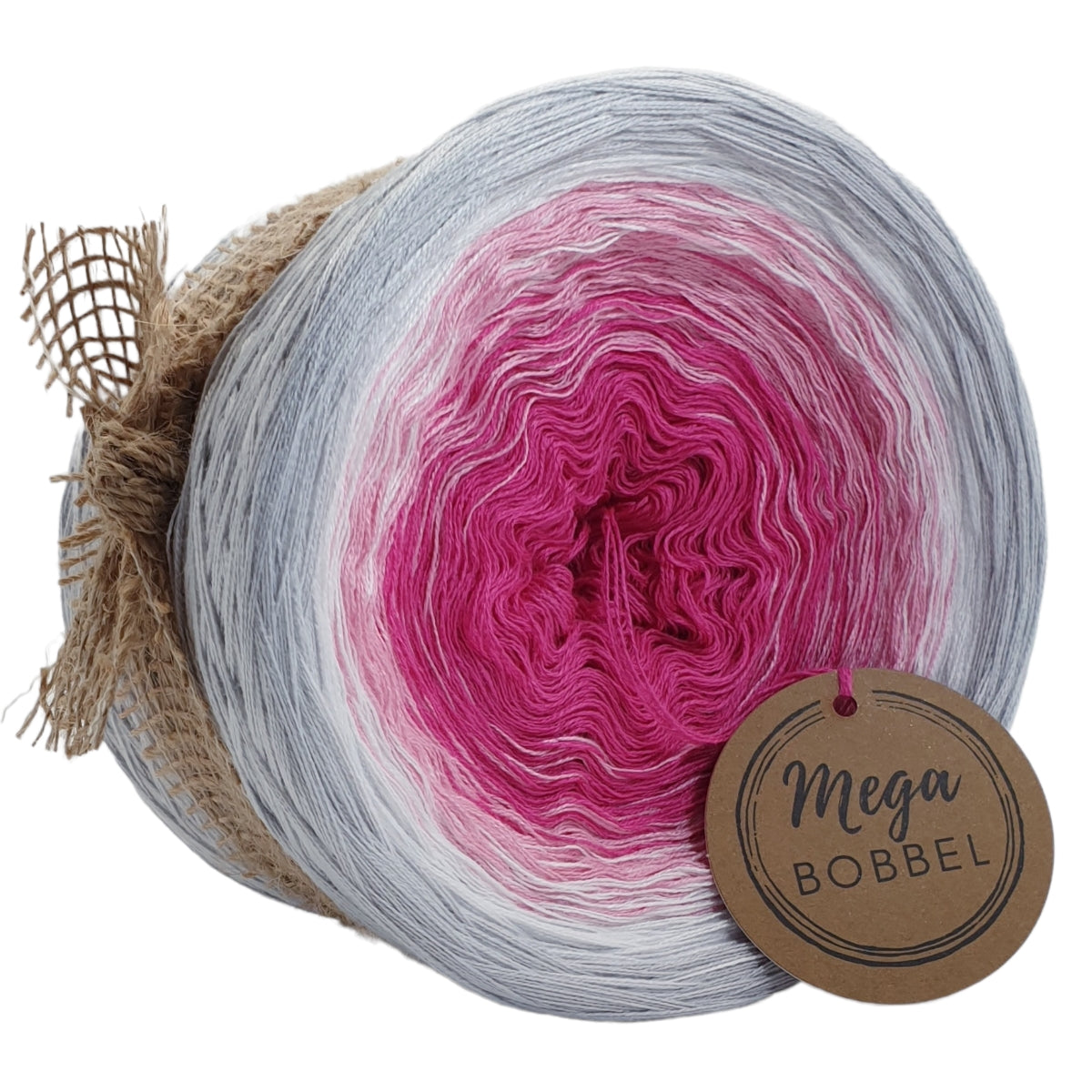 Zartes Grau mit Fuchsia (B219)