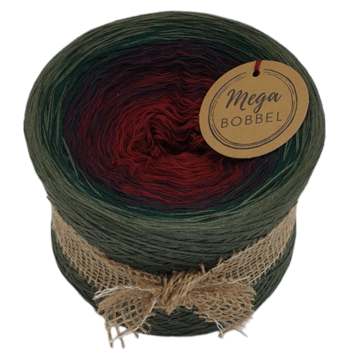 RETOURE: Weihnachtskranz( 4 fäd.- ca. 2000m - Außenfarbe: Khaki)