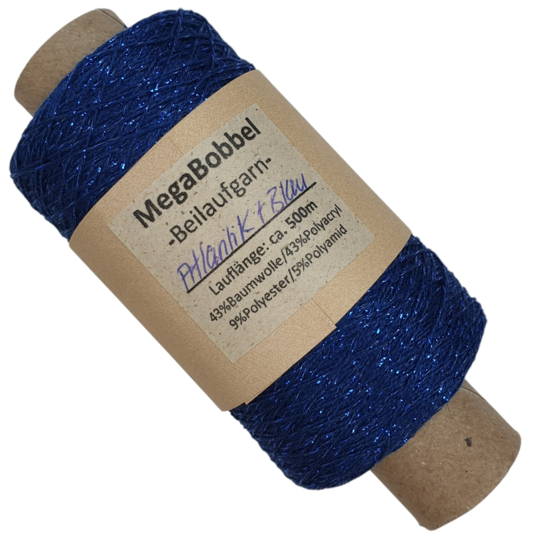 Contessa Lux - Glitzergarn - Atlantik-Blau- (BG47)