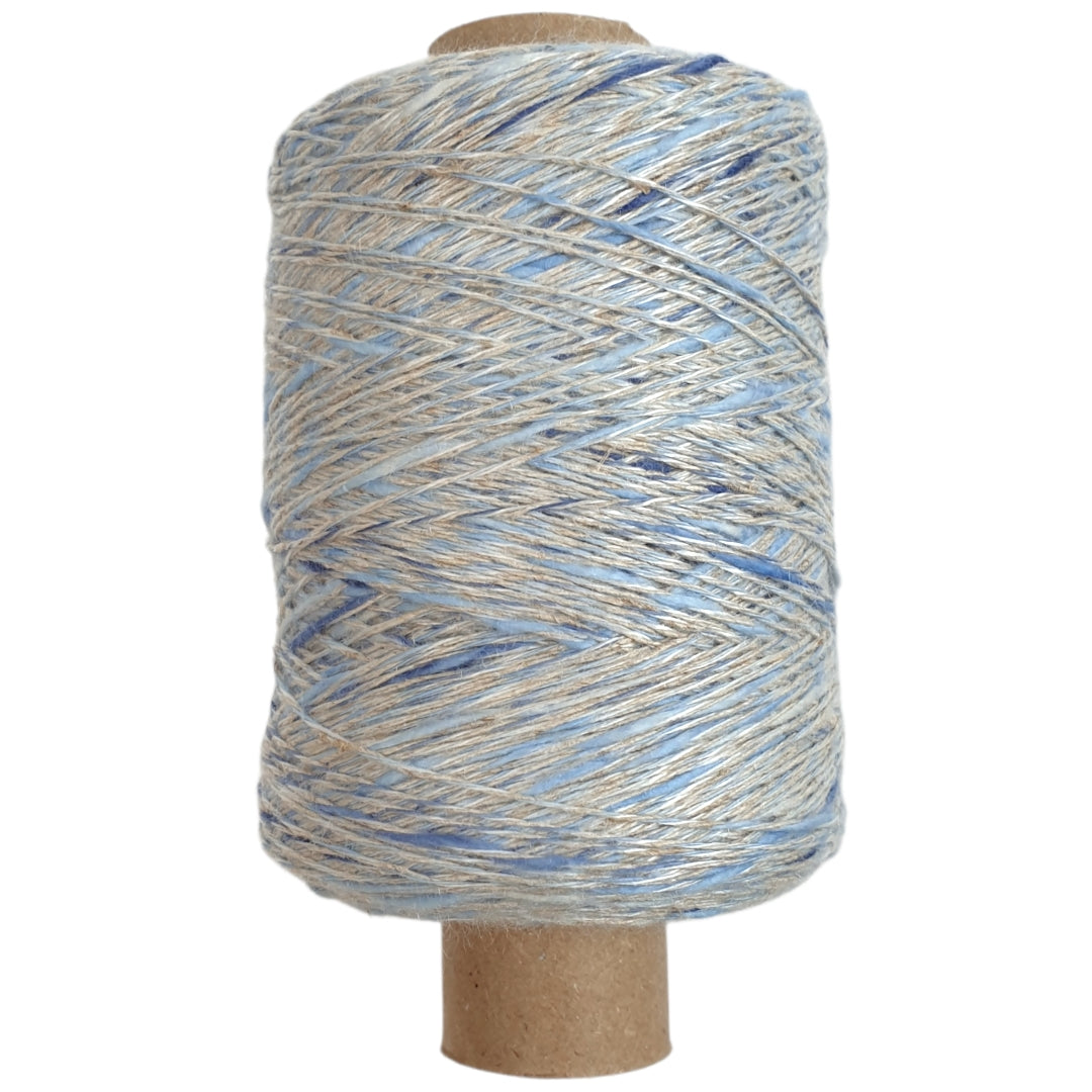Effektgarn - Hellblau meliert - (BG54L)