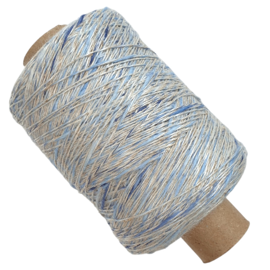 Effektgarn - Hellblau meliert - (BG54L)