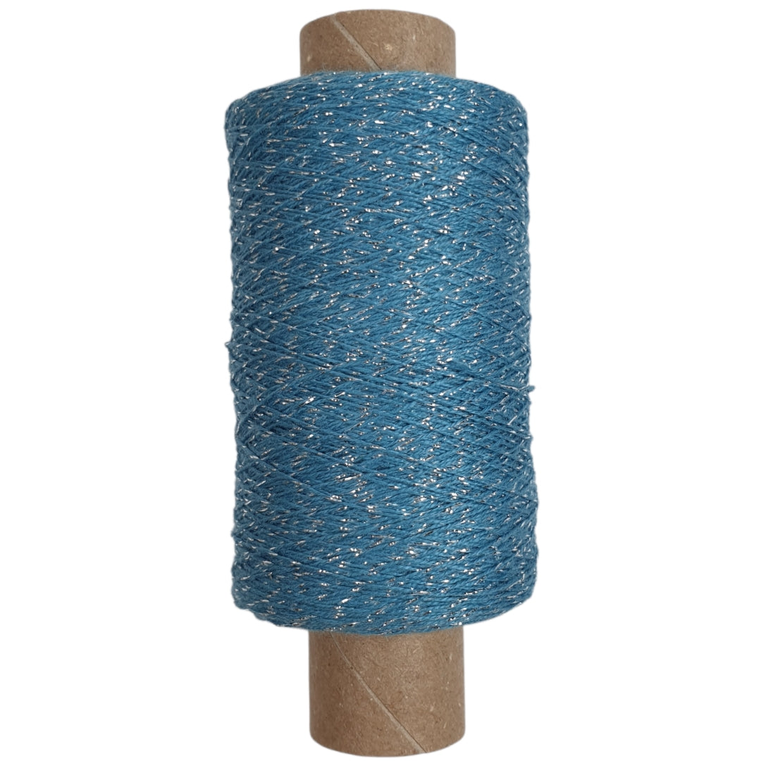 Contessa Lux - Glitzergarn - Meer-Silber - (BG56)