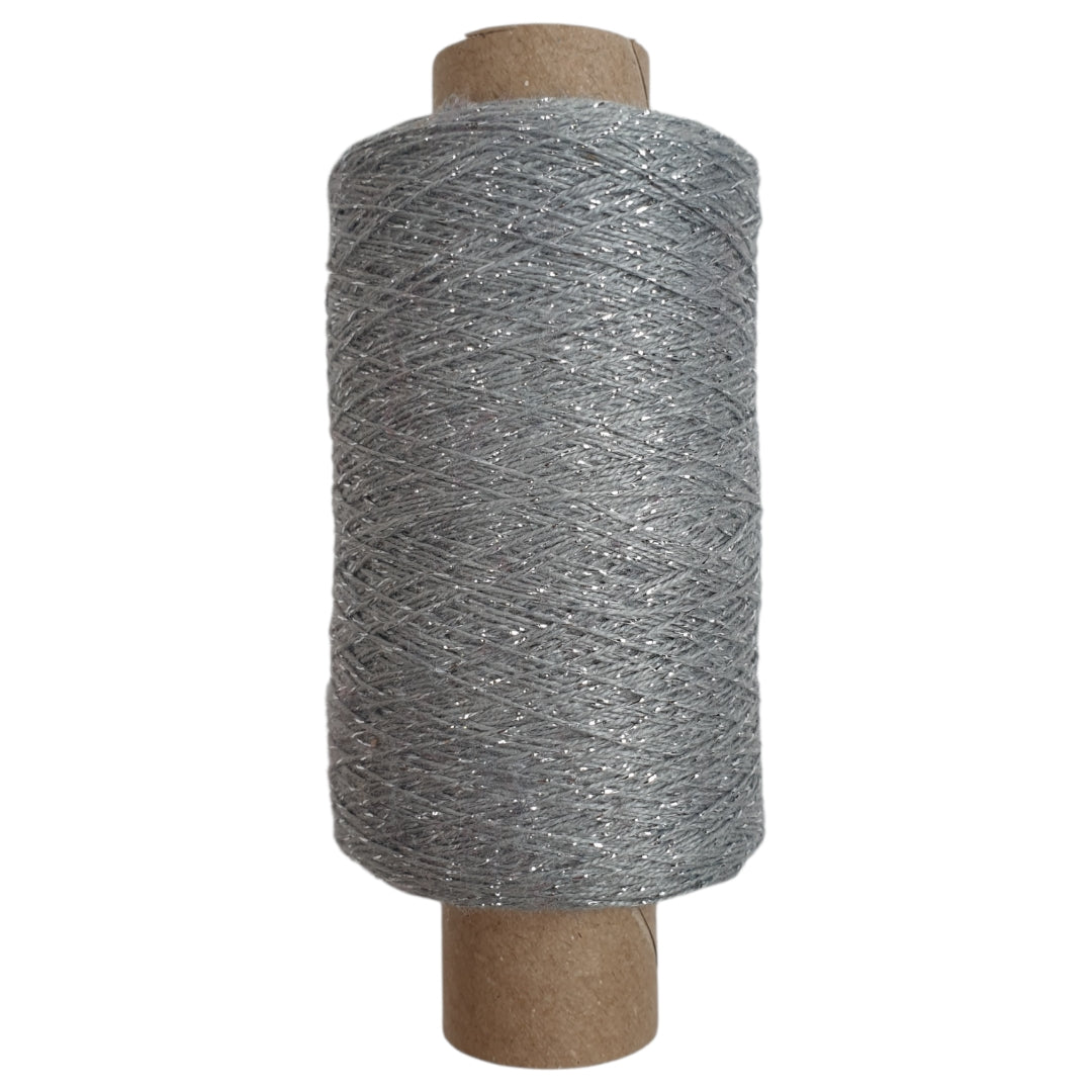 Contessa Lux -Glitzergarn - Stein-Silber - (BG63)