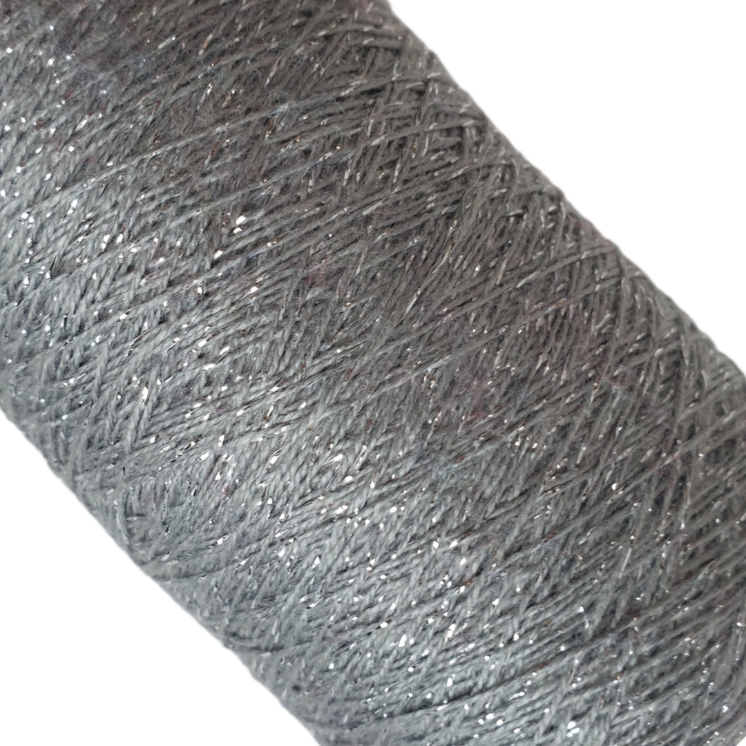 Contessa Lux -Glitzergarn - Stein-Silber - (BG63)