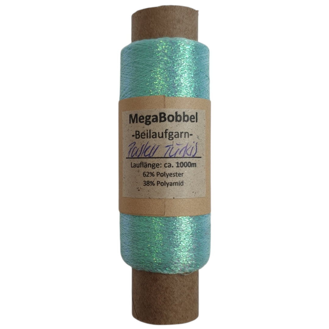 Glitzergarn - Pastell Türkis - (BG65L)