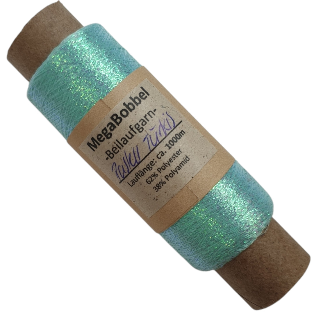 Glitzergarn - Pastell Türkis - (BG65L)